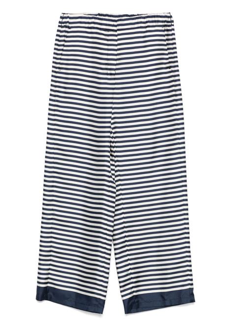 Prussian blue striped Nine trousers 'S MaxMara - women